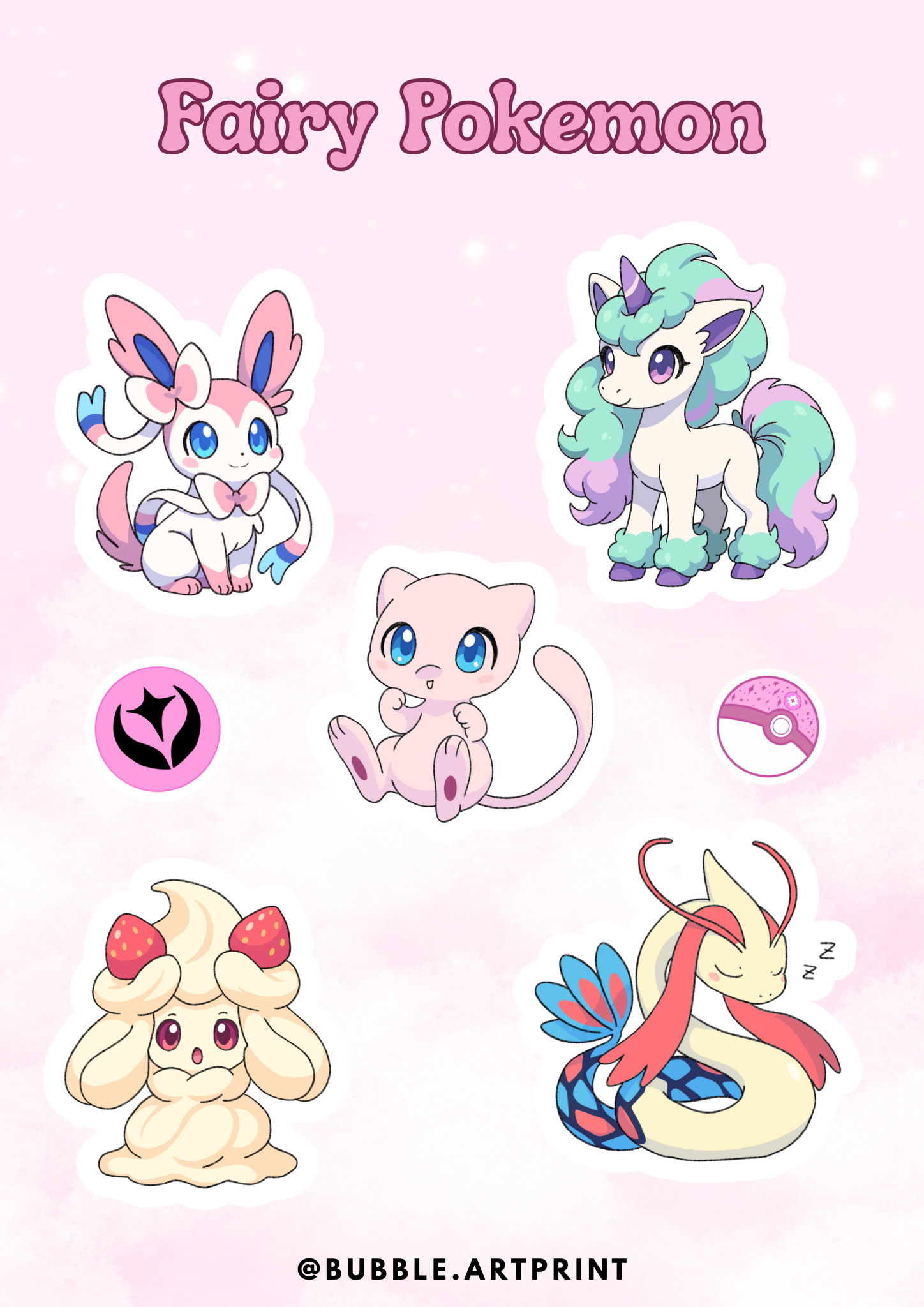 Cartela fanart poke fada